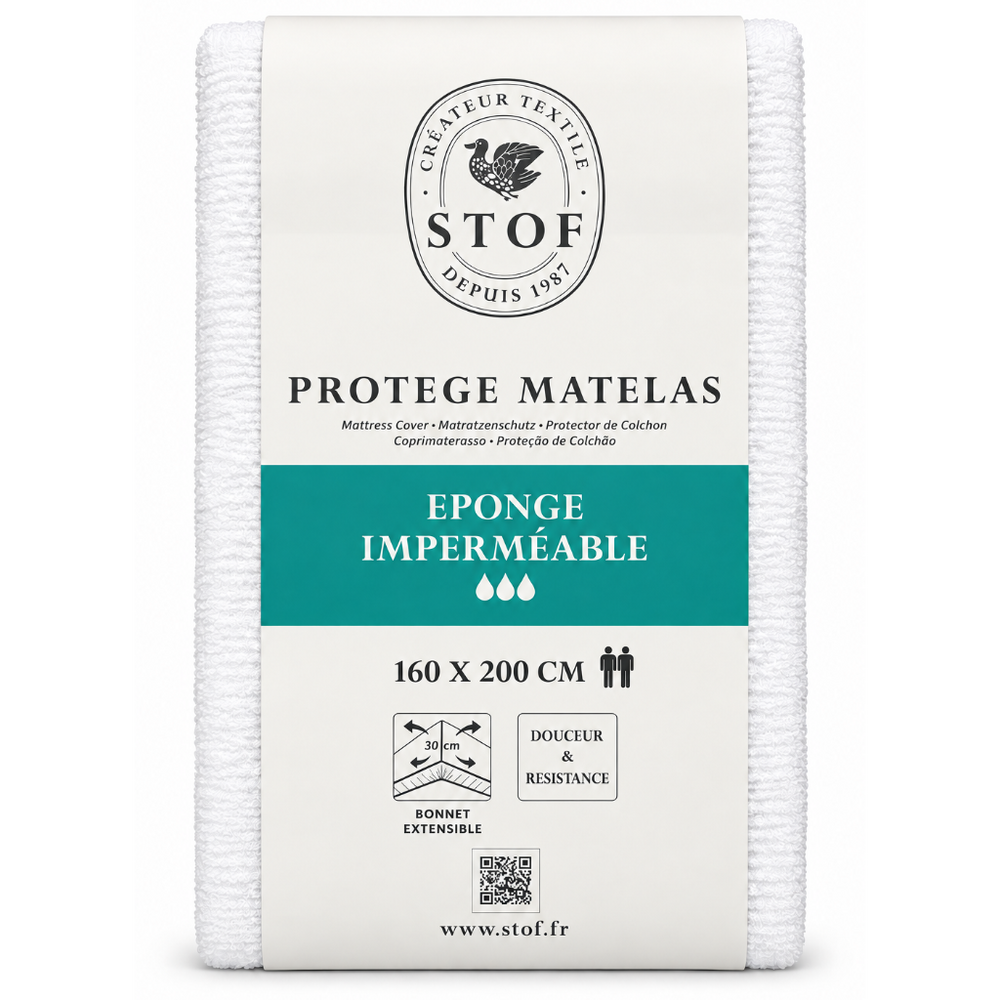 Protège matelas tricia 160 x 200 cm