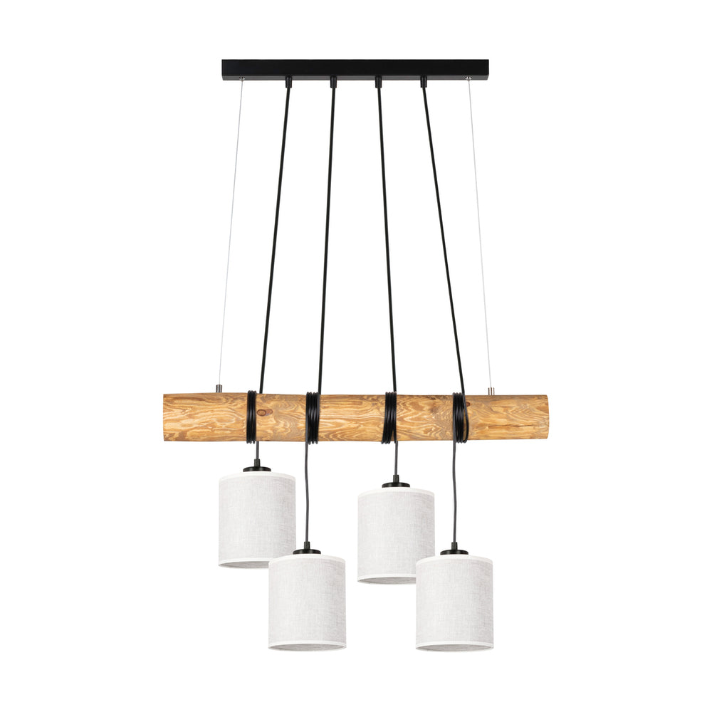 Suspension miel TRENO 4 abats jours