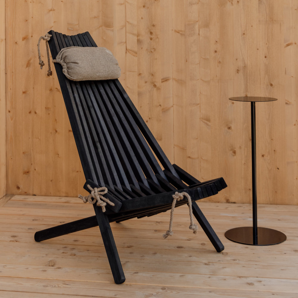 Chilienne en bois EcoChair Noire - Ecofurn