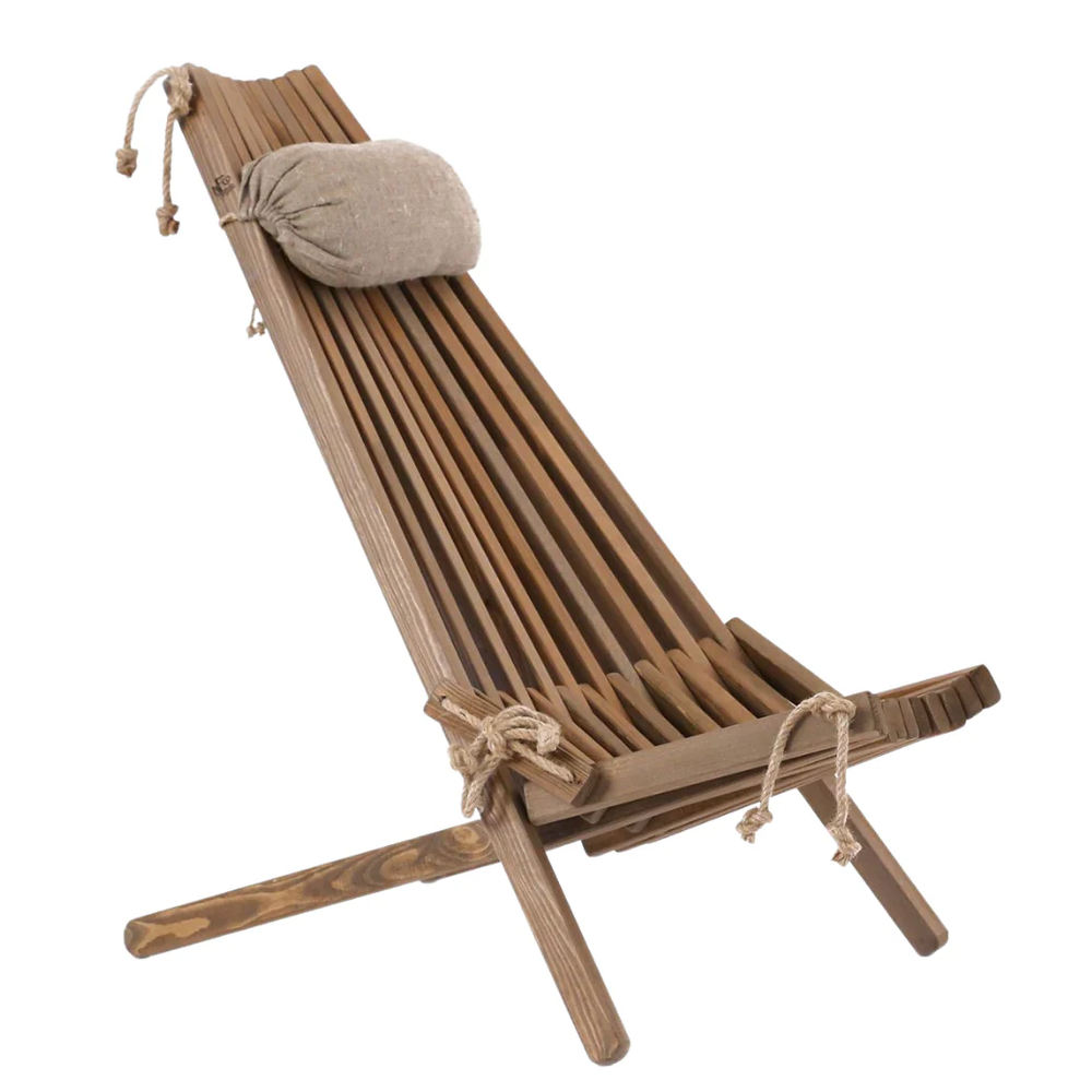Chilienne en bois EcoChair Brun - Ecofurn