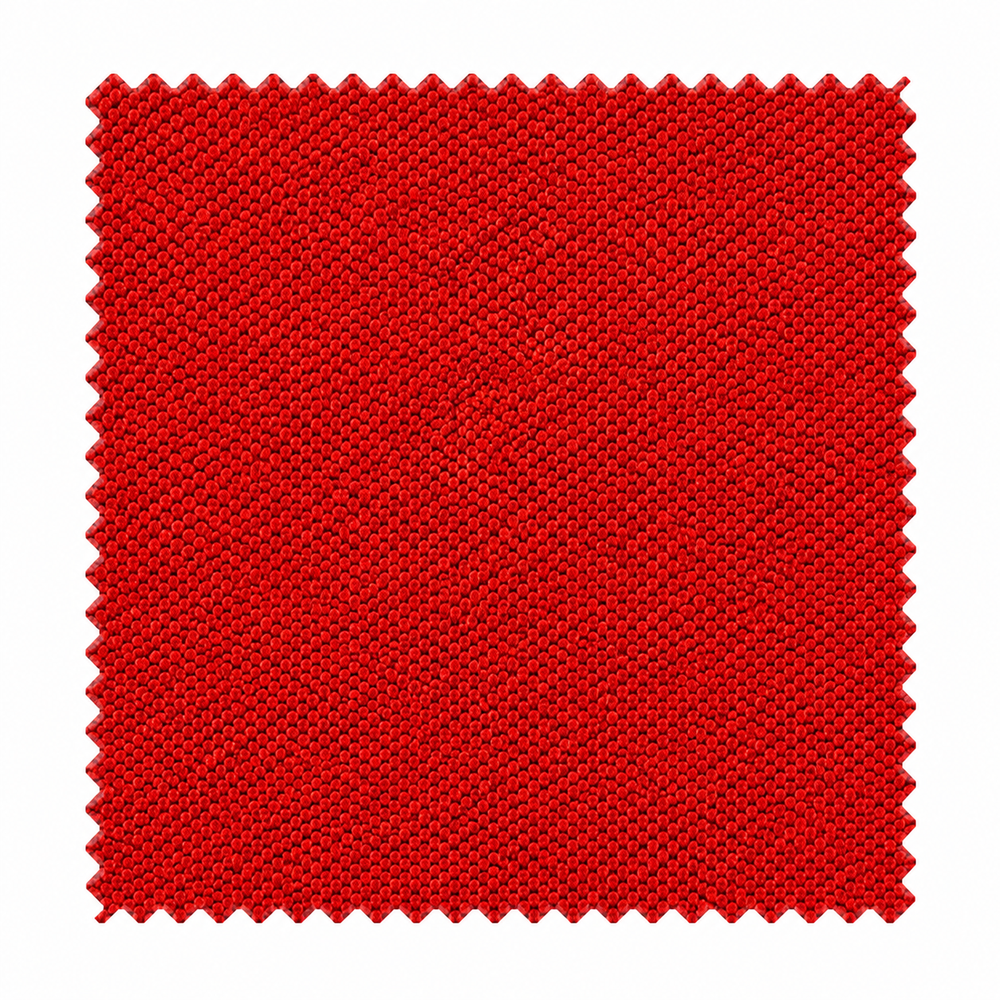 Canapé gigogne NORDIC Luisa rouge avec angle à droite en épicéa massif brossé huilé miel