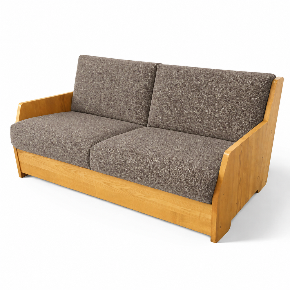 Canapé convertible express 140 cm CERVIN taupe