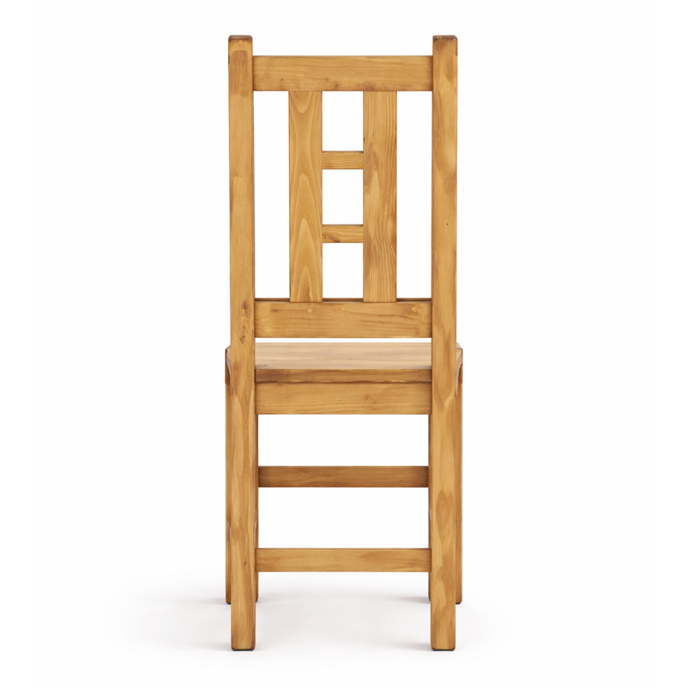 Chaise en épicéa massif huilé miel | DIBONA