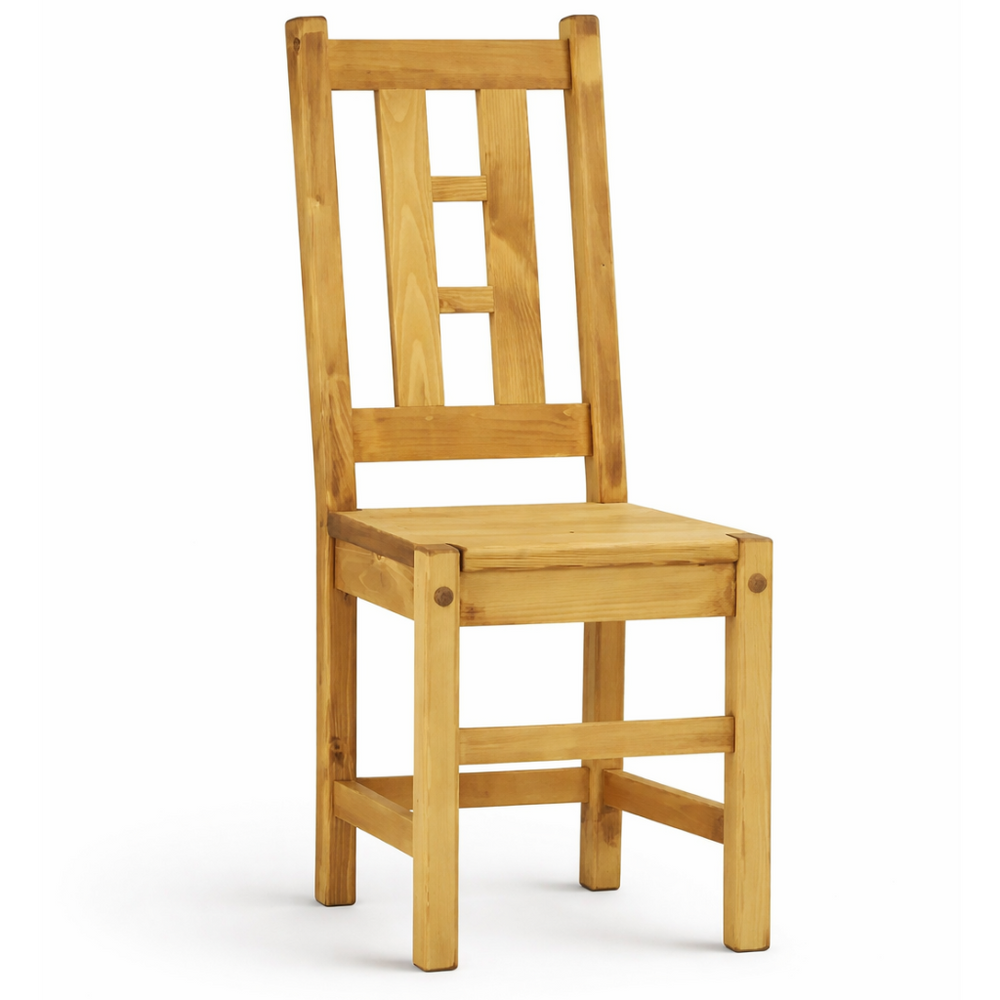 Chaise en épicéa massif huilé miel | DIBONA