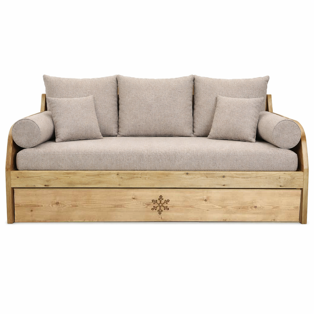 Canapé gigogne beige CERVIN