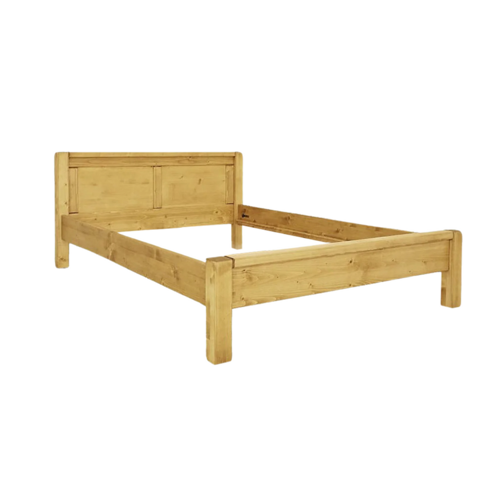 Lit 140 x 190 cm Dibona en bois massif