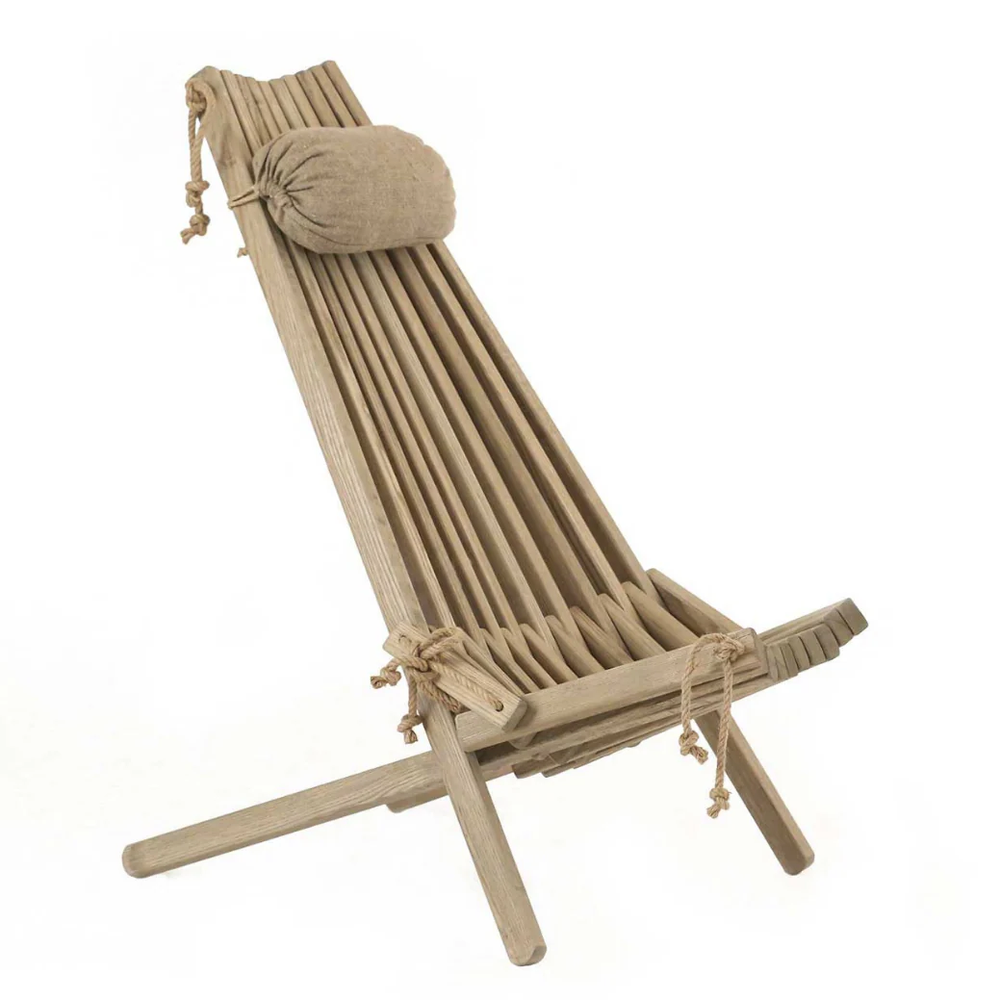 Chilienne en bois EcoChair Gris - Ecofurn