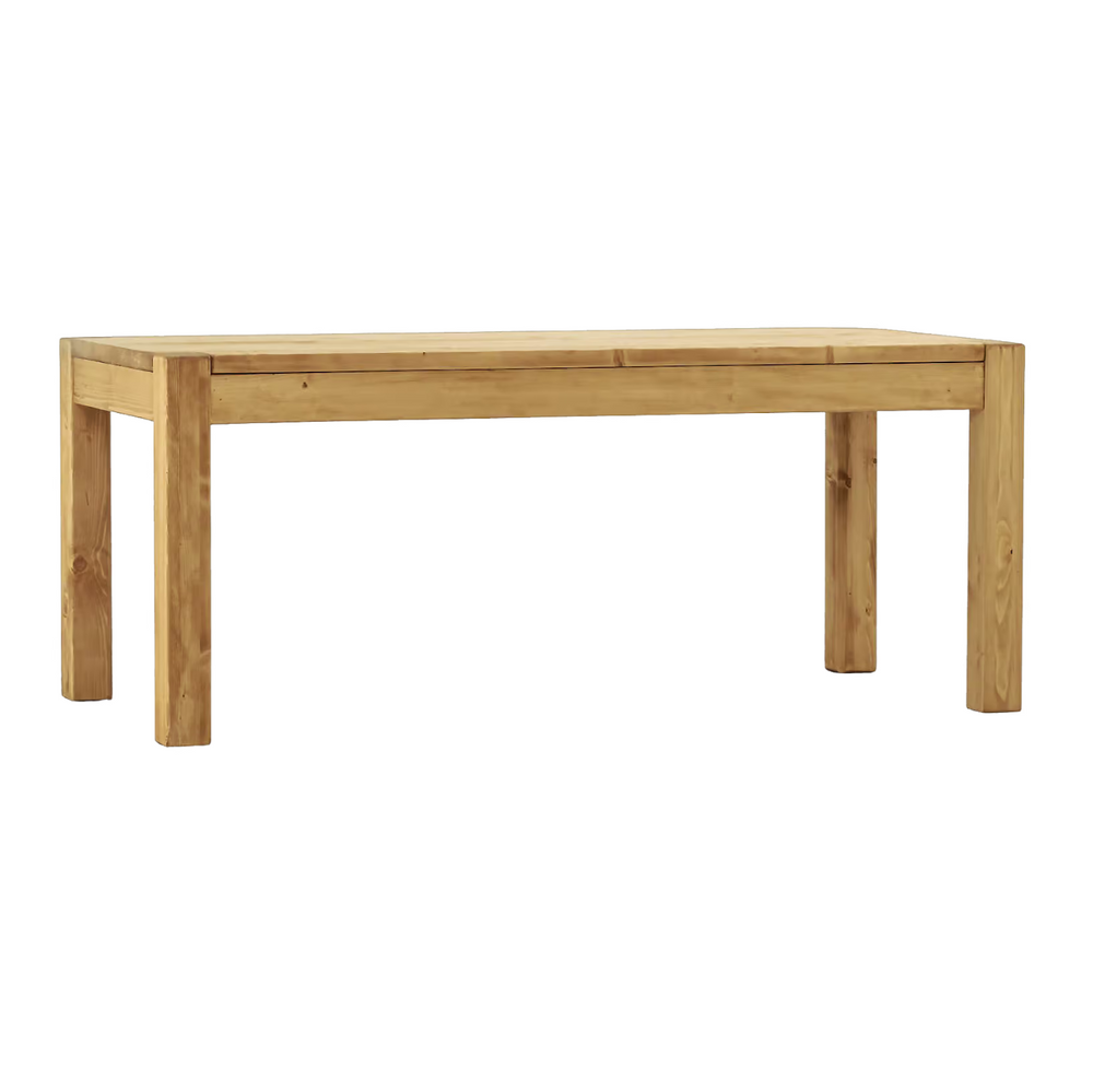Table 200 x 90 cm en épicéa massif huilé miel | DIBONATable 200 x 90 cm en épicéa massif huilé miel | DIBONA