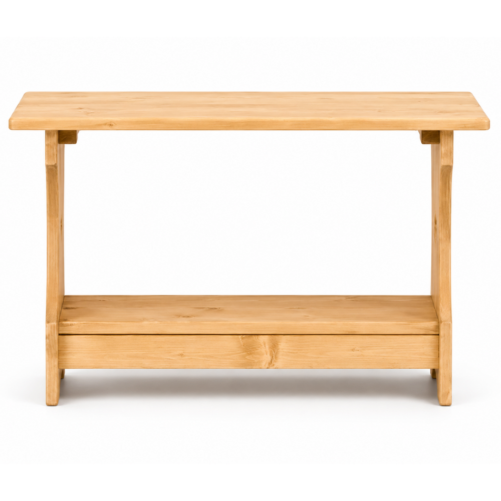 Table basse 70 cm avec coeur en épicéa massif huilé miel | OREGON