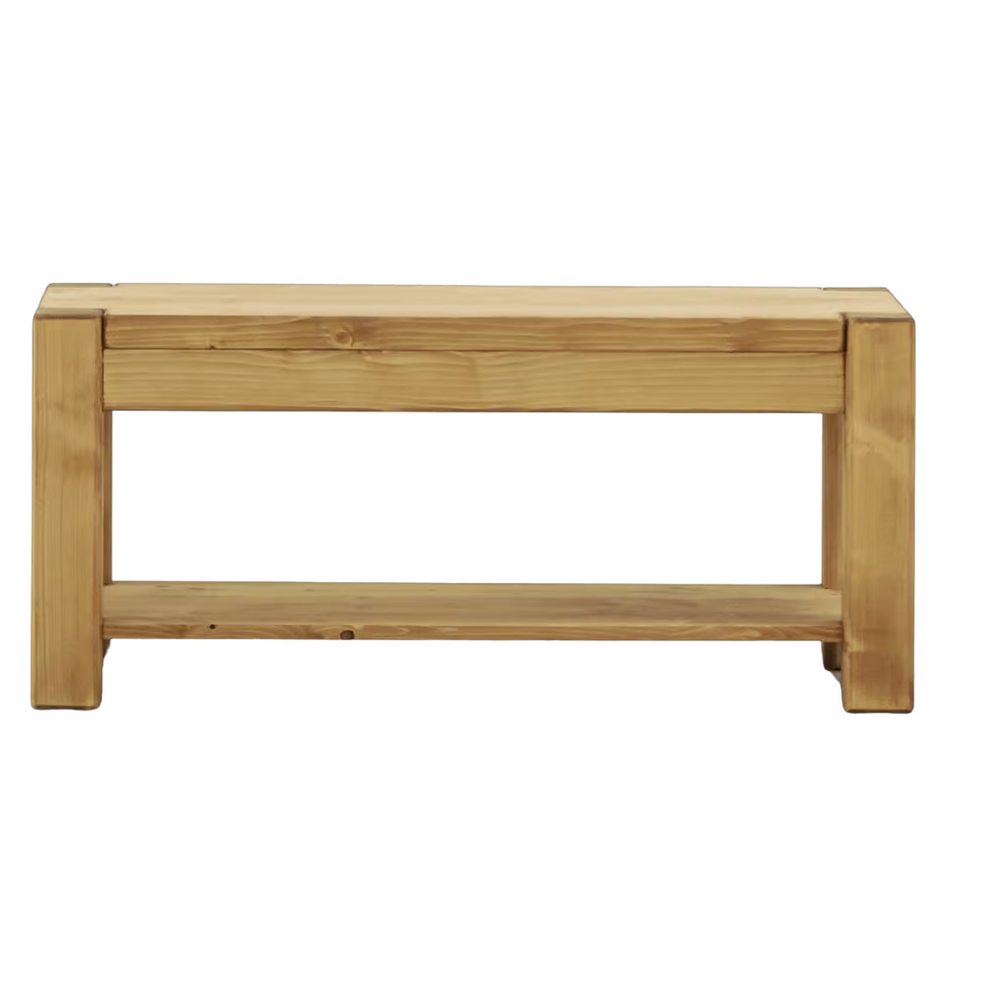 Table basse rectangulaire 100 x 50 cmen épicéa massif huilé miel | DIBONA