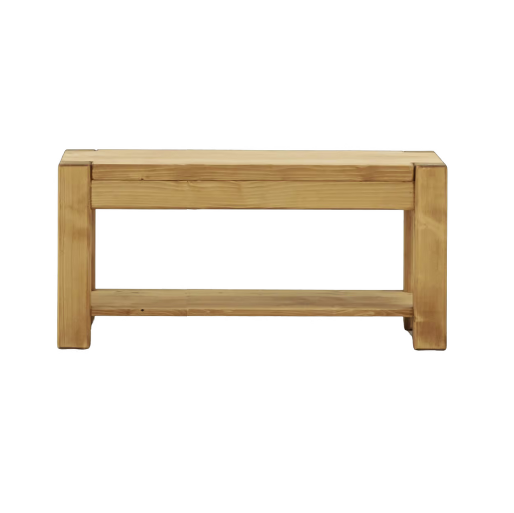 Table basse rectangulaire 100 x 50 cmen épicéa massif huilé miel | DIBONA