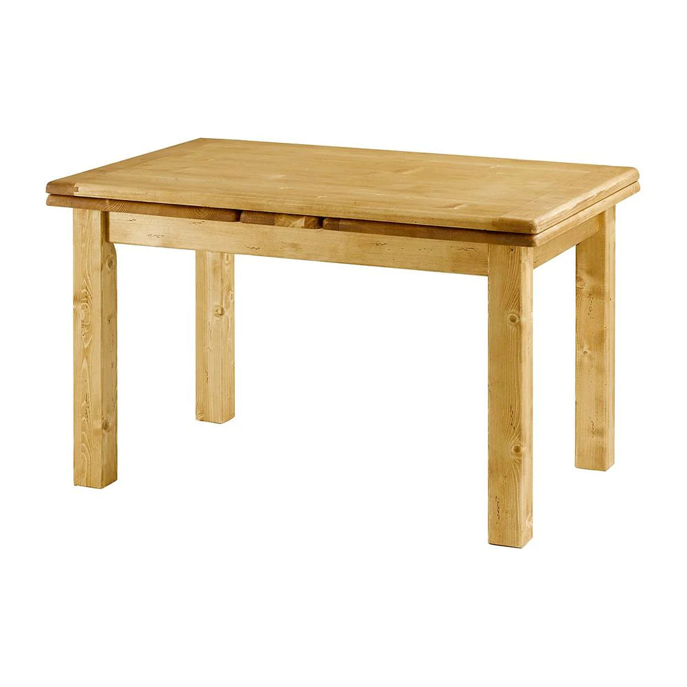 Table repas 140-240 cm avec 2 allonges 50cm en épicéa massif huilé miel | OREGON
