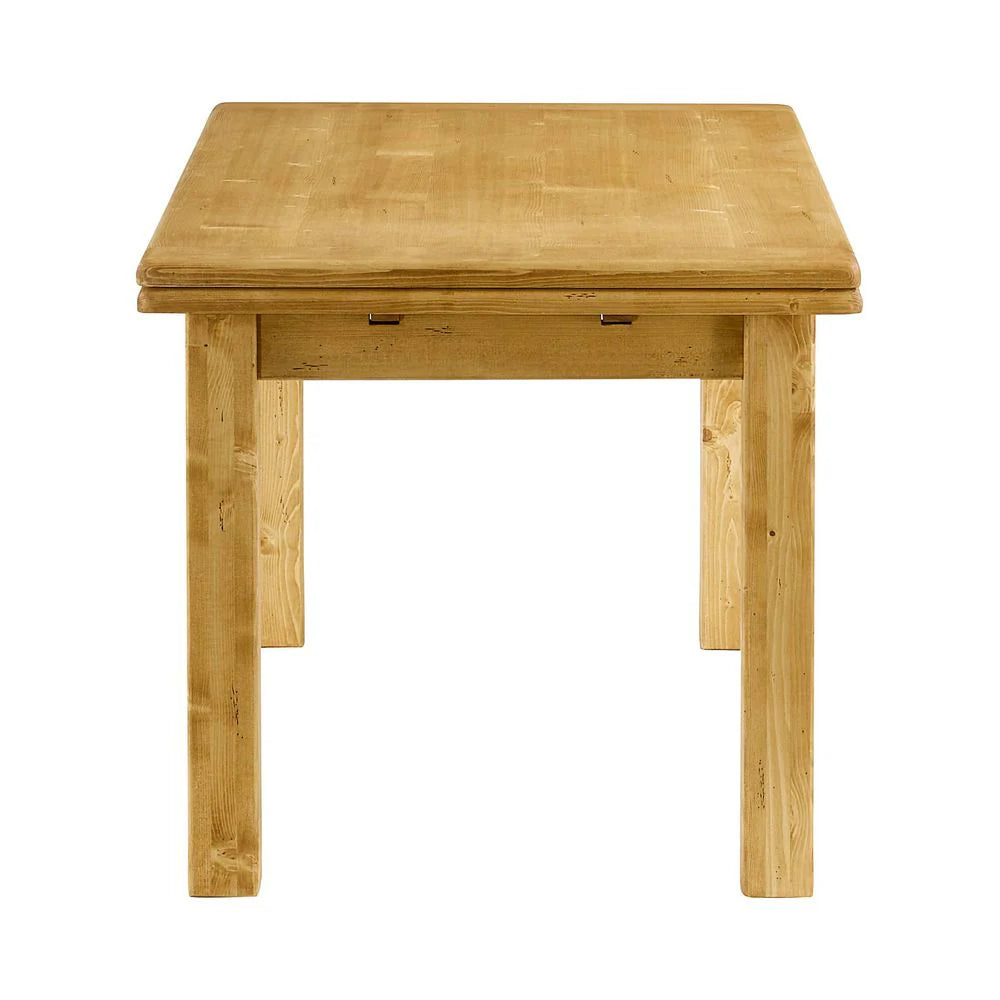 Table repas 140-240 cm avec 2 allonges 50cm en épicéa massif huilé miel | OREGON