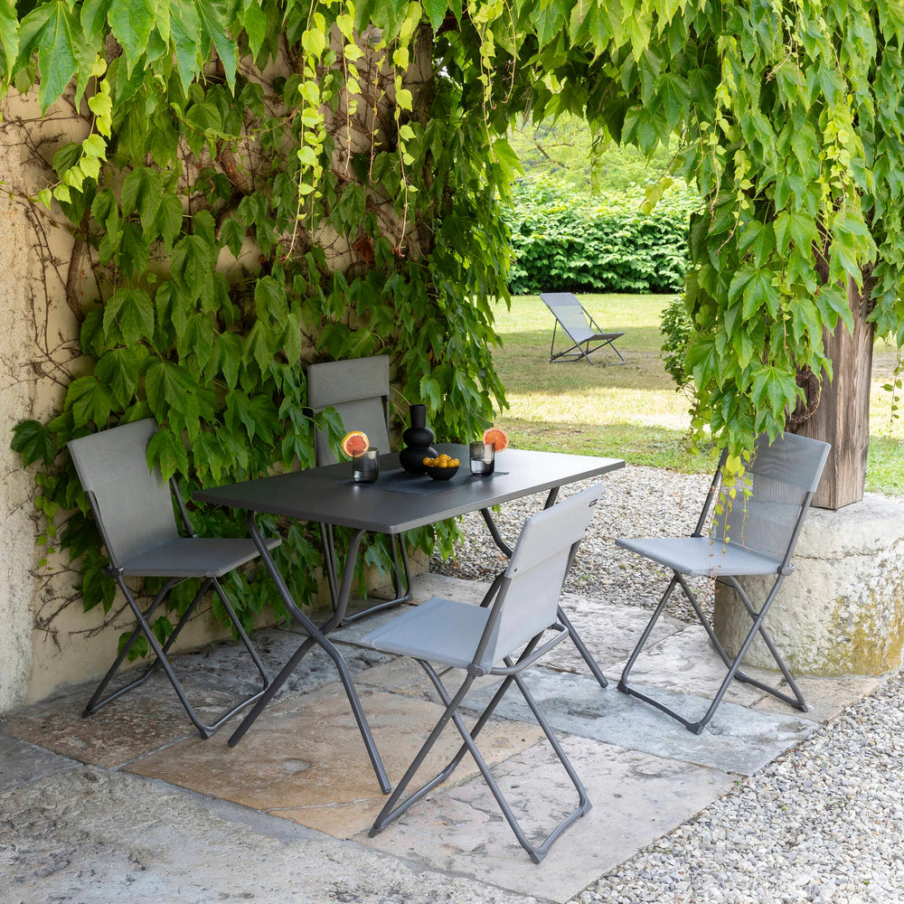 Table rectangle Balcony Acier Gris Titane