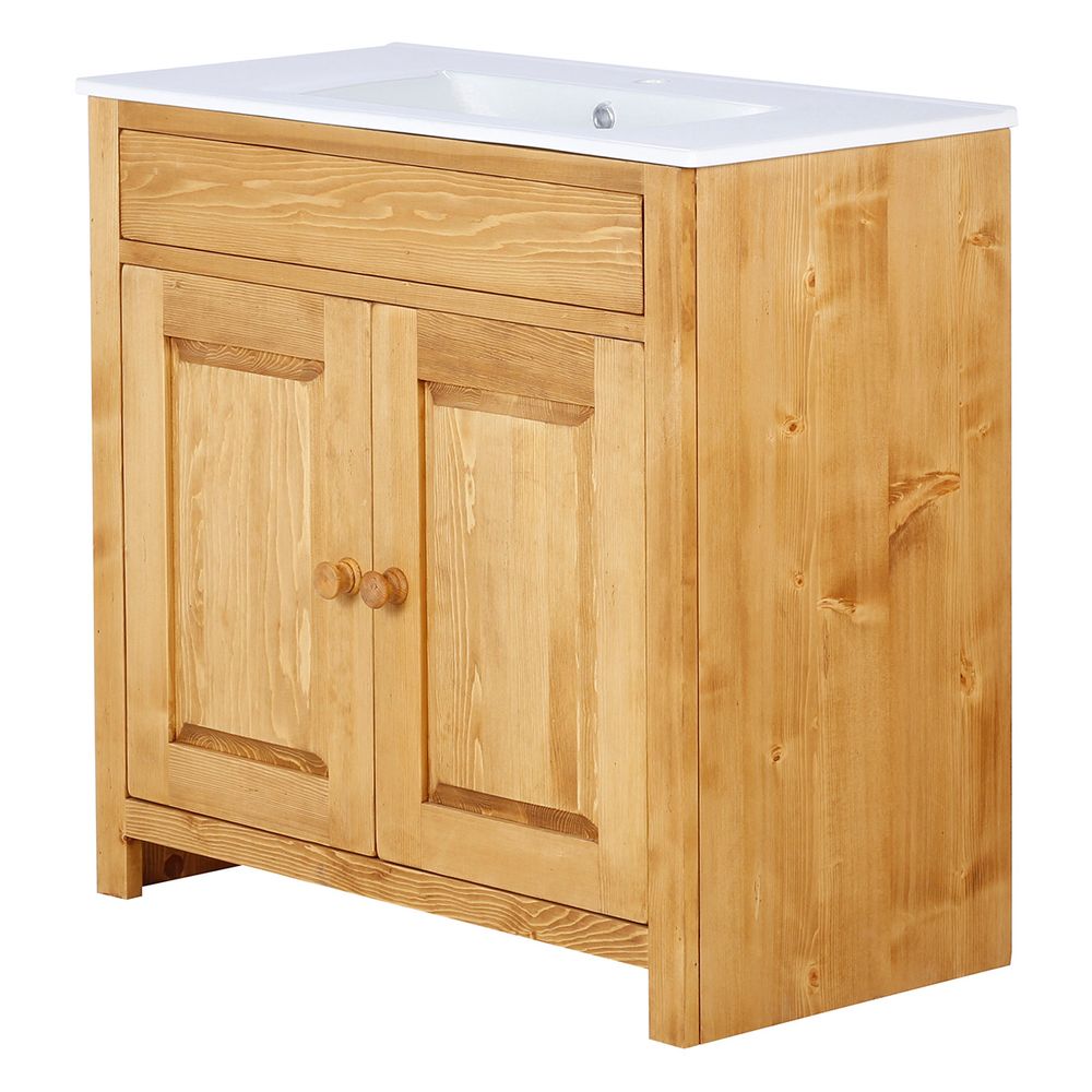 Ensemble meuble sous vasque 90 cm, plan vasque ARAVIS