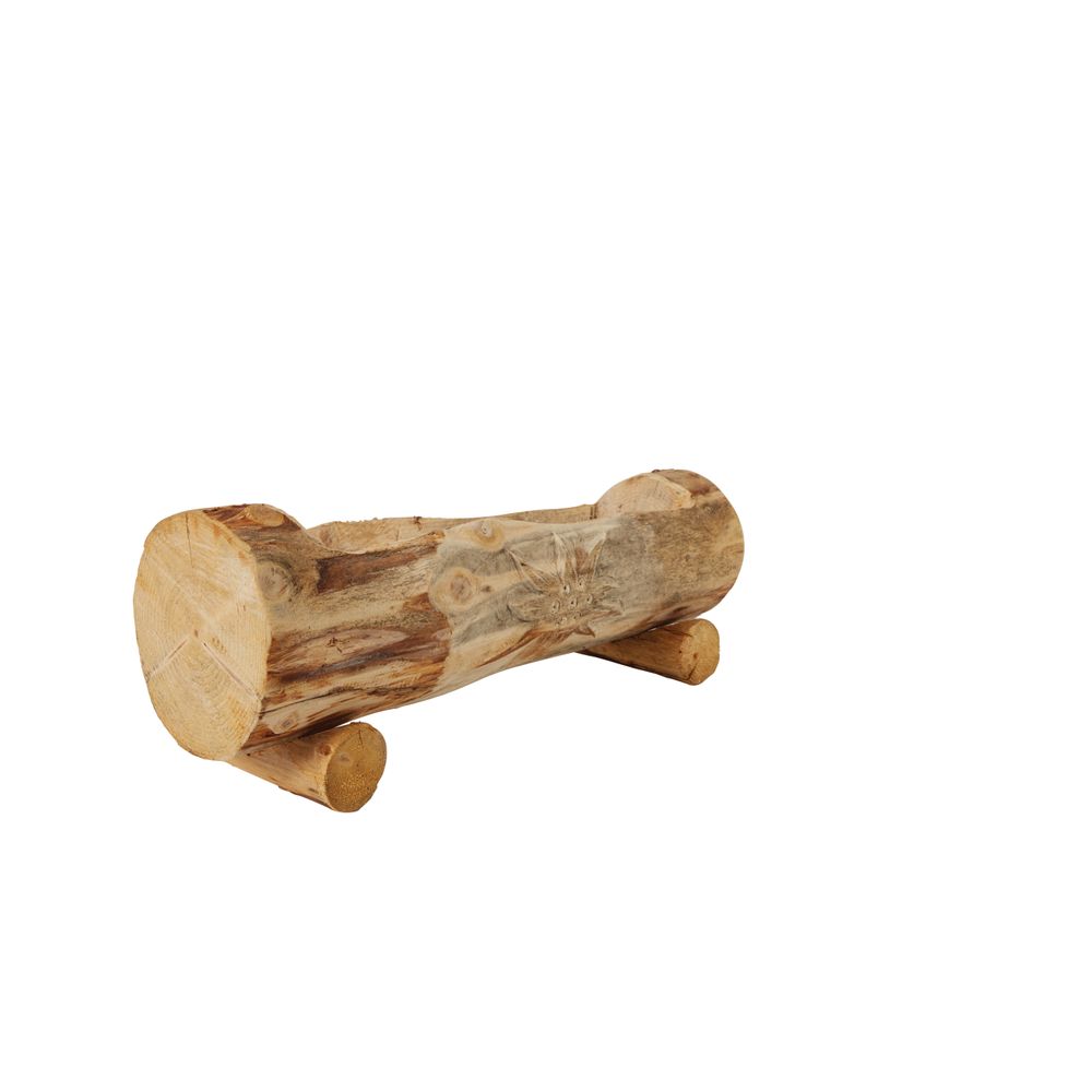 Jardinière rustique en bois 120 cm