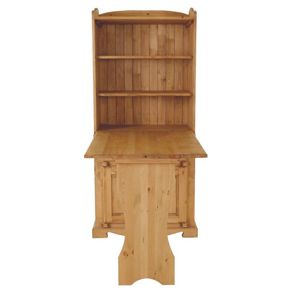 Table de berger escamotable en pin massif 3 portes 1 tiroir Farmer