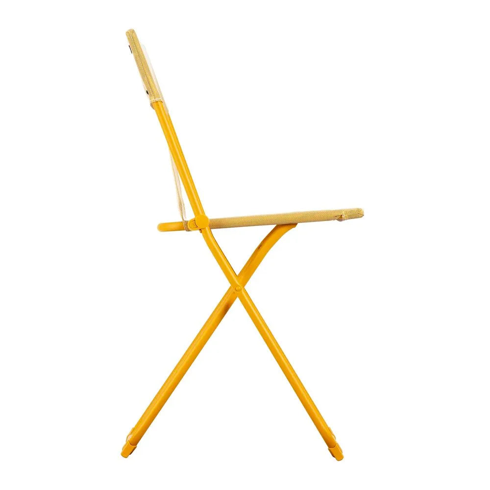 Chaise pliante compacte Balcony Batyline® Iso Jaune