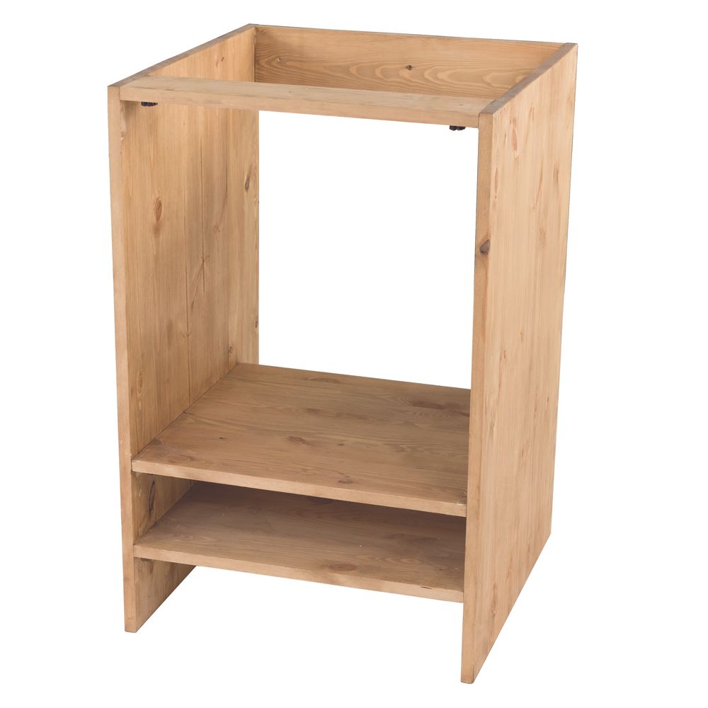Meuble bas four encastrable en pin massif Chamonix