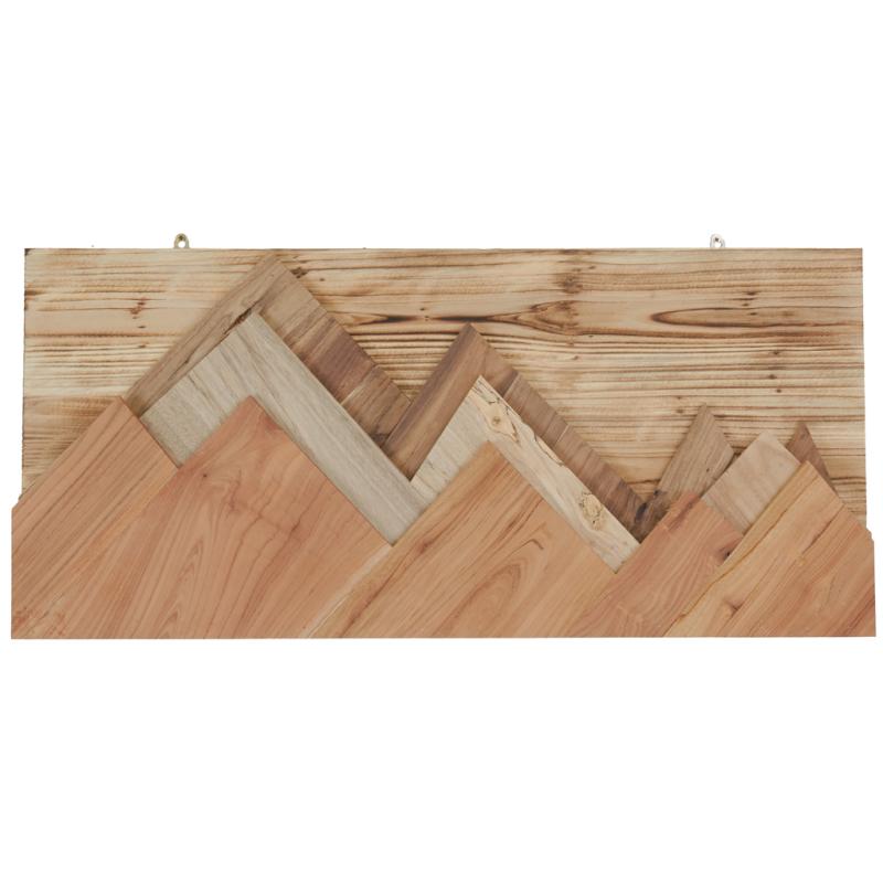 Cadre en pin décor montagne