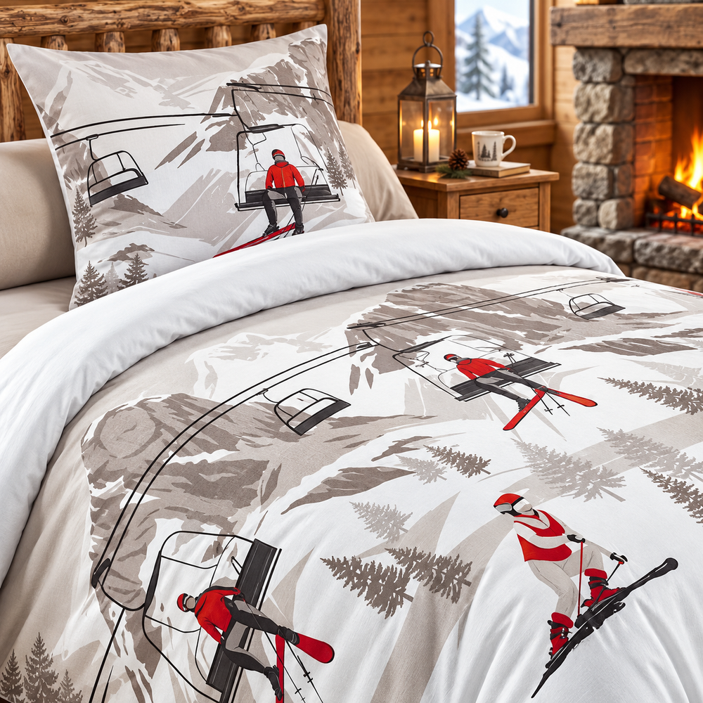 Housse de couette 140 x 200 cm Aveillans