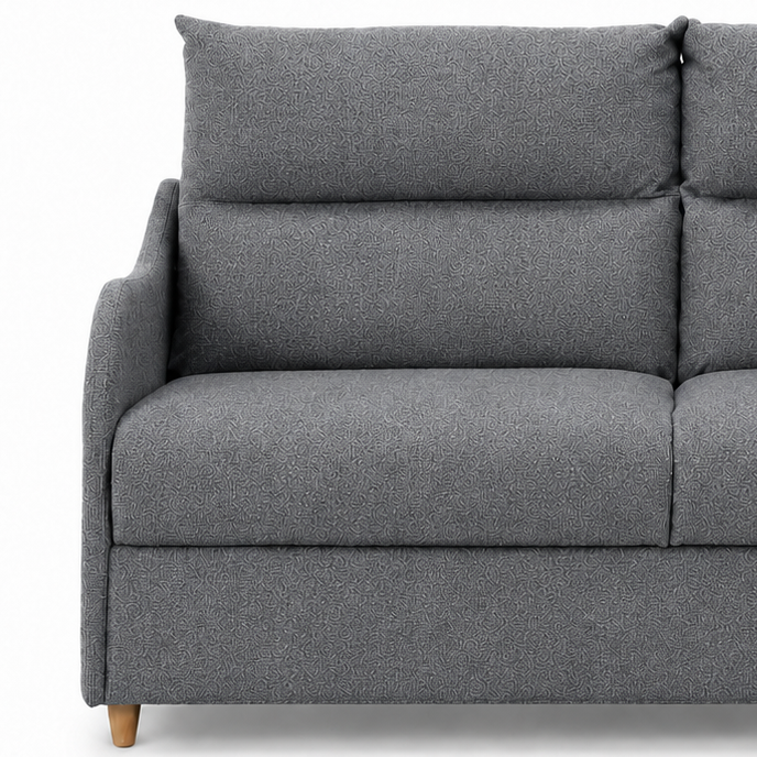 Canapé convertible express 140 cm gris | Myrtille