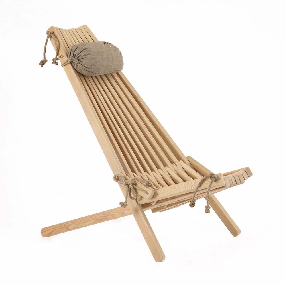 Fauteuil d'extérieur mélèze naturel