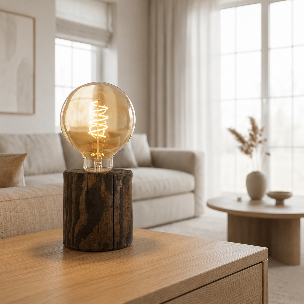 Lampe à poser pin whisky CORE