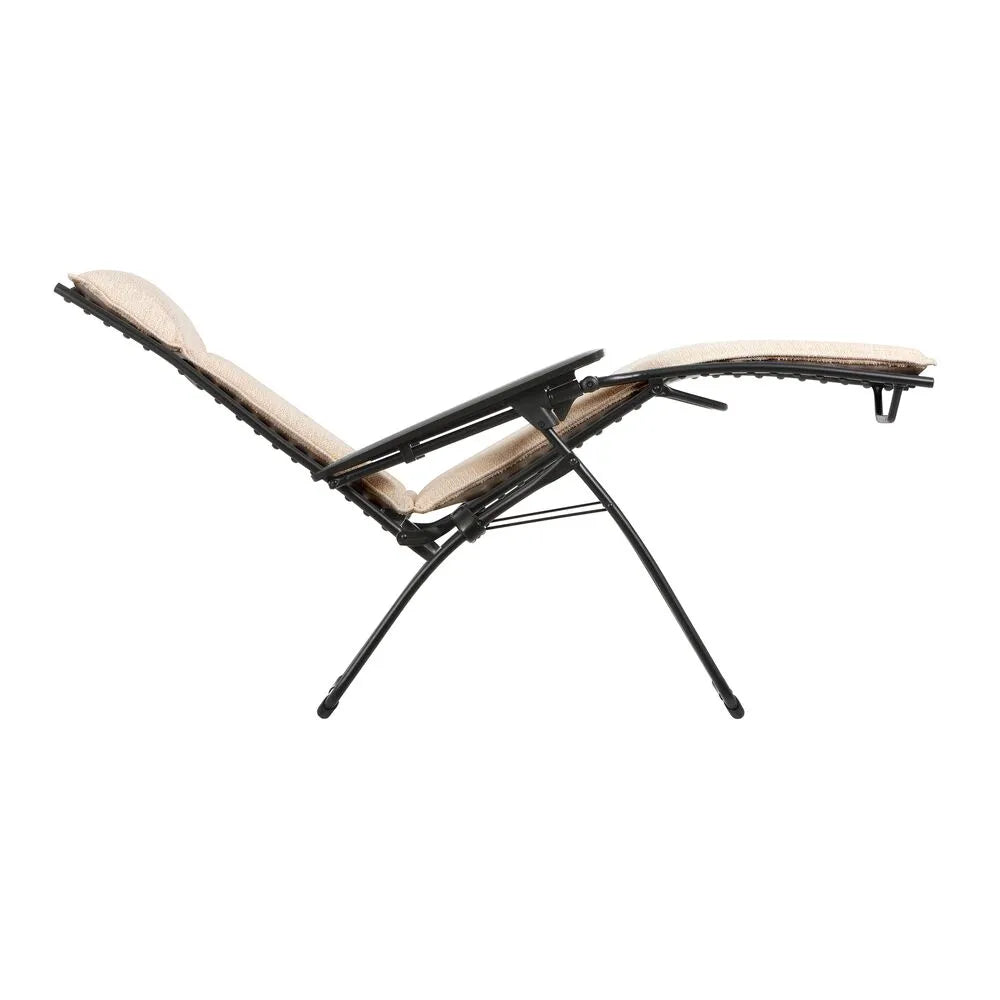 Fauteuil Relax matelassé Zéro Gravité Niksen Beige Creme