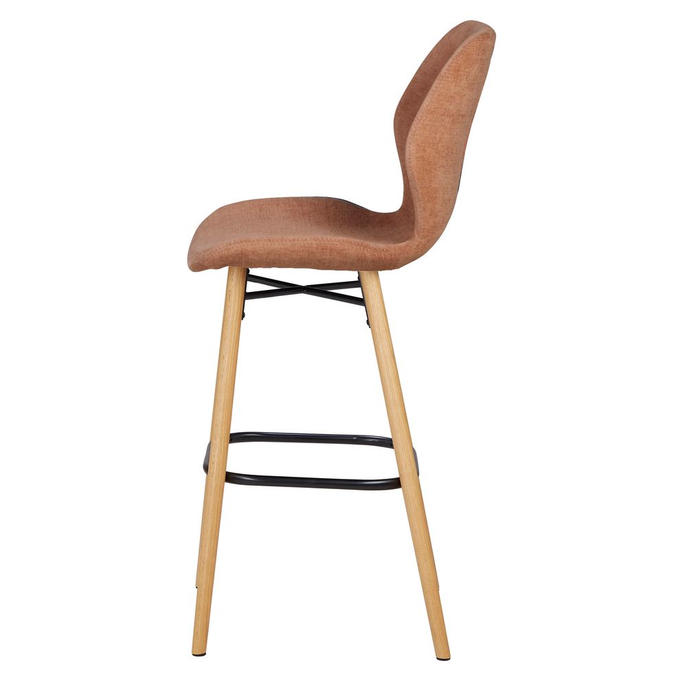 Chaise snack tissu soft touch nèfle