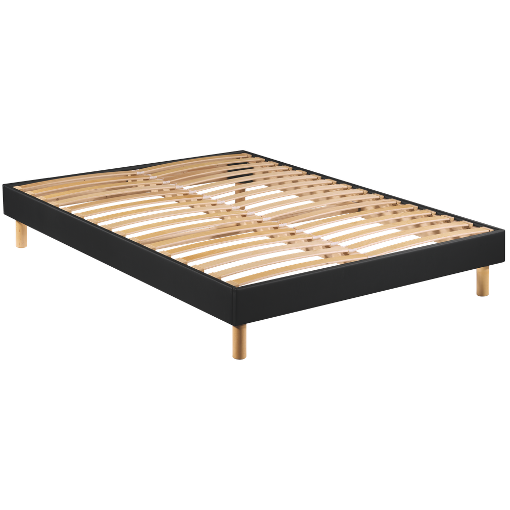 Sommier tapissier 160 x 190 cm kit gris