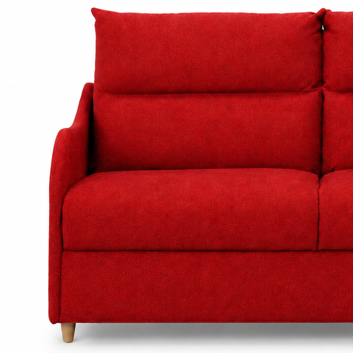 Canapé convertible express 140 cm rouge | Myrtille