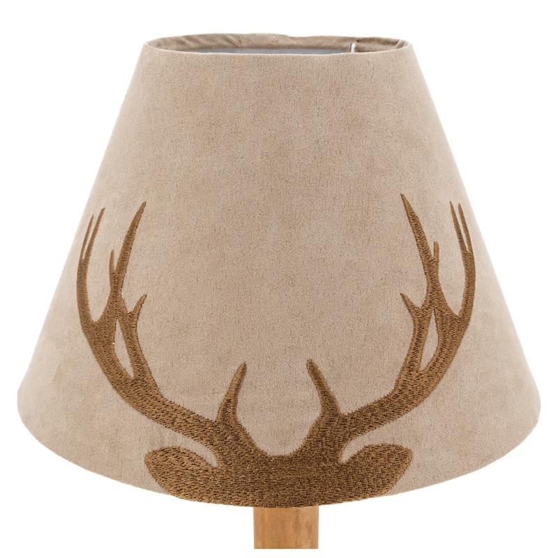 Lampe à poser en pin