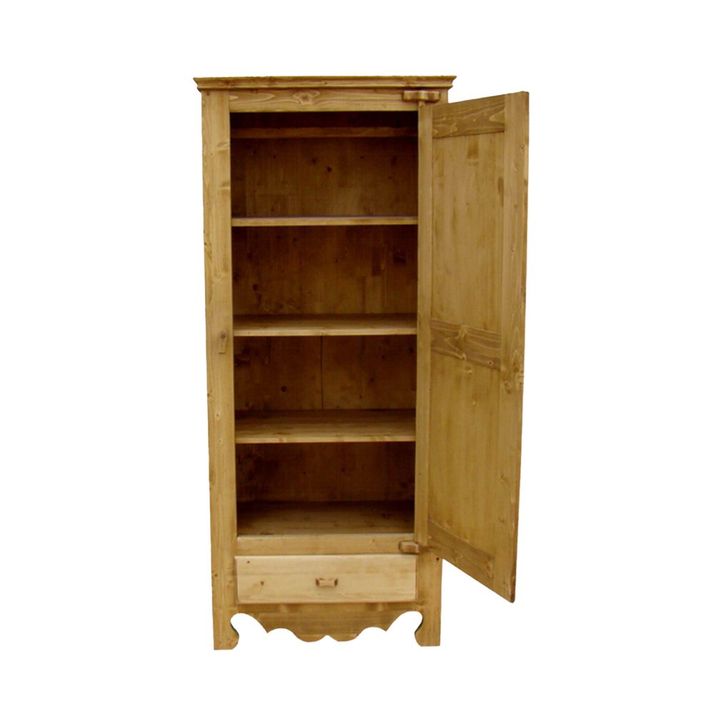 Bonnetière 1 porte avec coeur, 1 tiroir