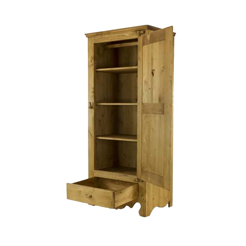 Bonnetière 1 porte avec coeur, 1 tiroir
