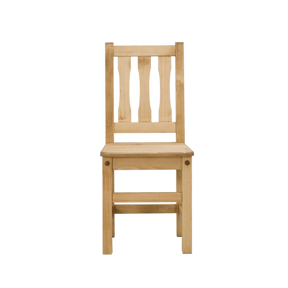 Chaise en bois massif