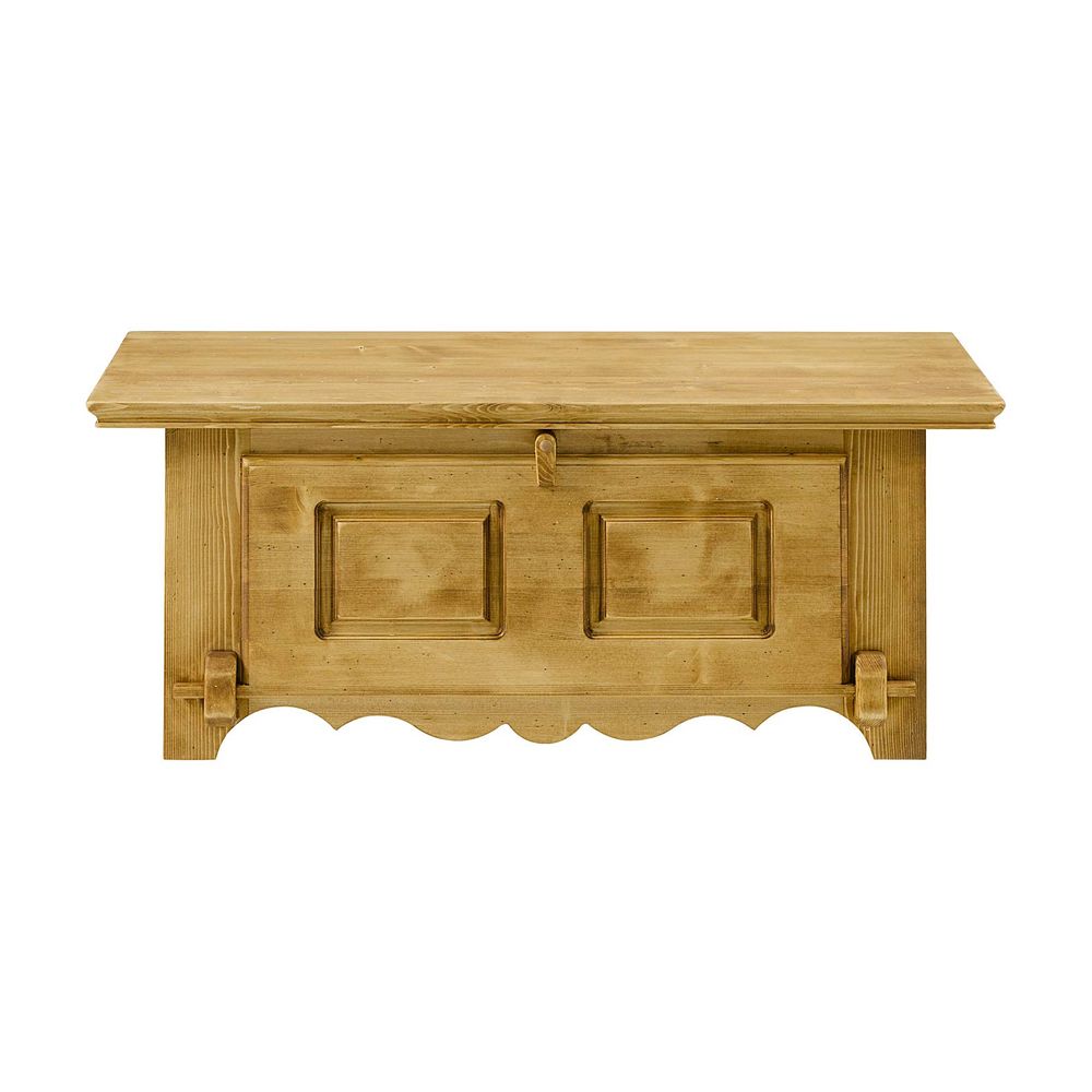 Table basse 120 cm coffre 1 porte basculante