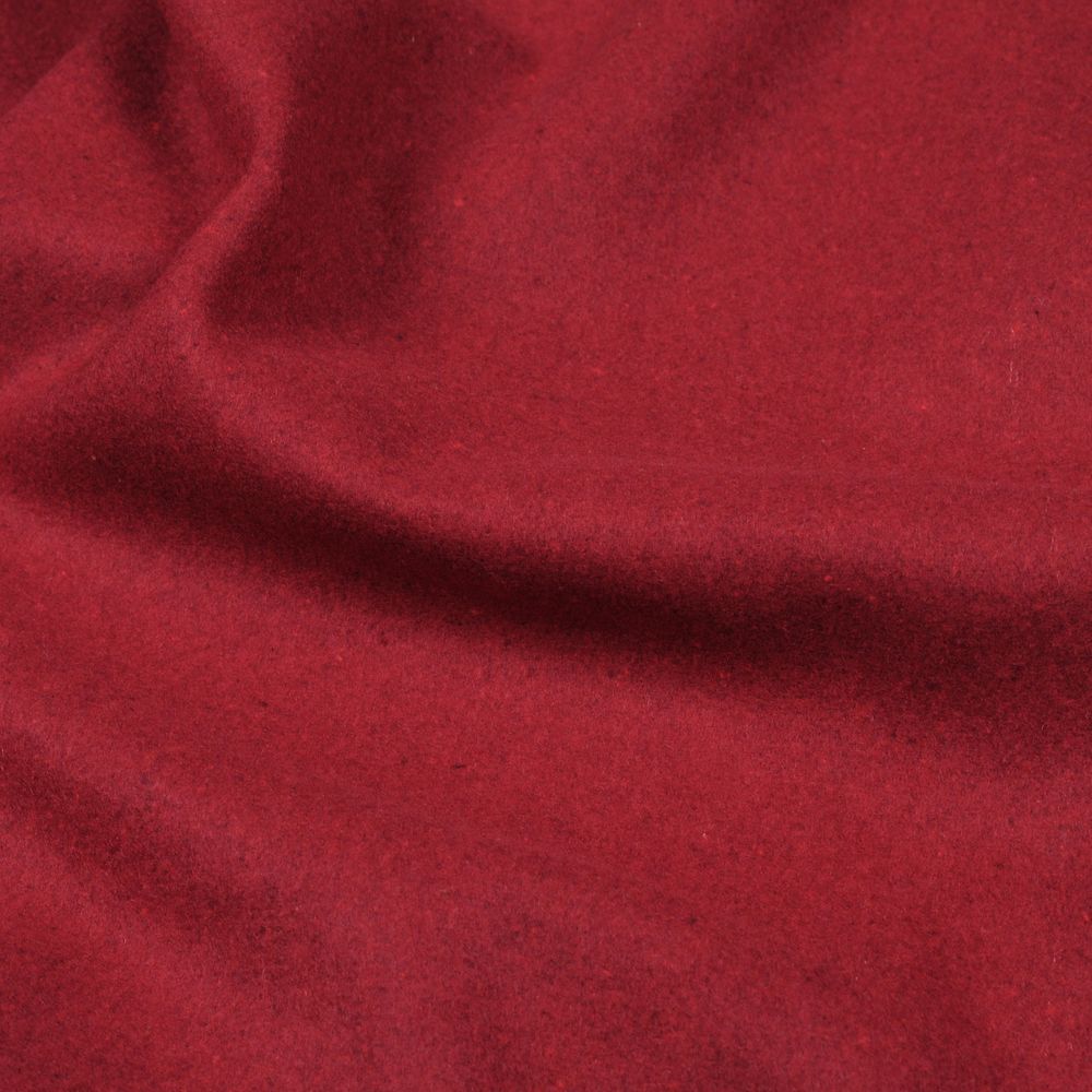 Rideau uni à oeillets 135 x 260 cm rouge ALAGA