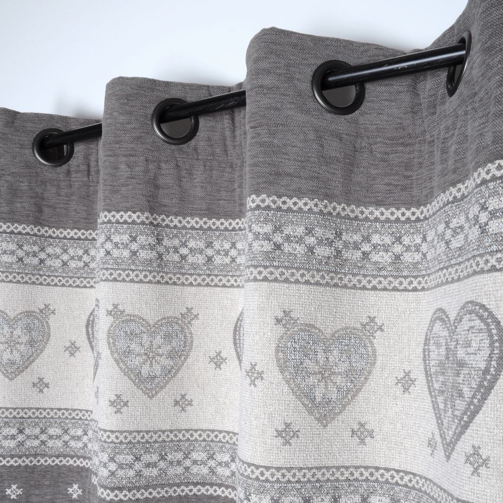 Rideau REALLON gris135x260