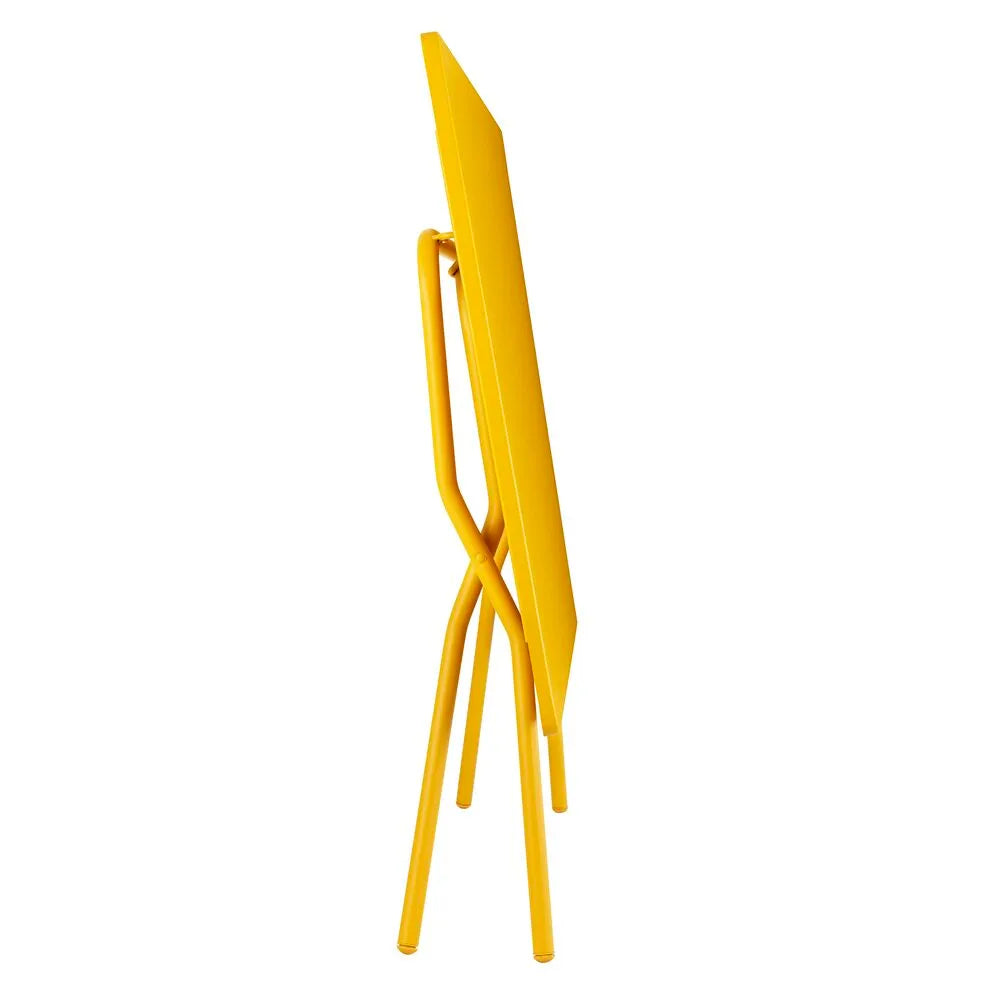Table rectangle Balcony Acier Jaune miel