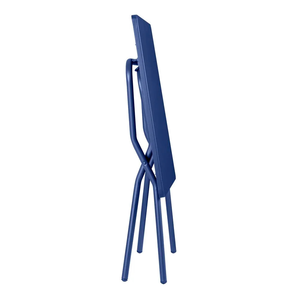 Table de jardin pliante Balcony Acier Bleu