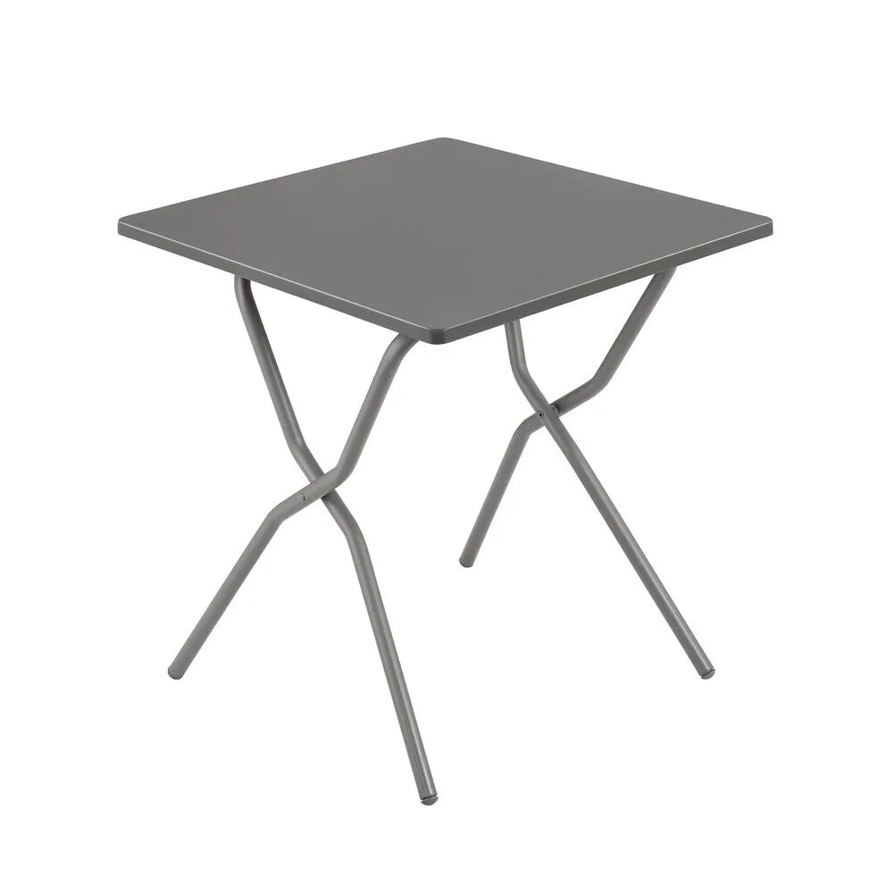 Table de jardin pliante Balcony Acier Gris