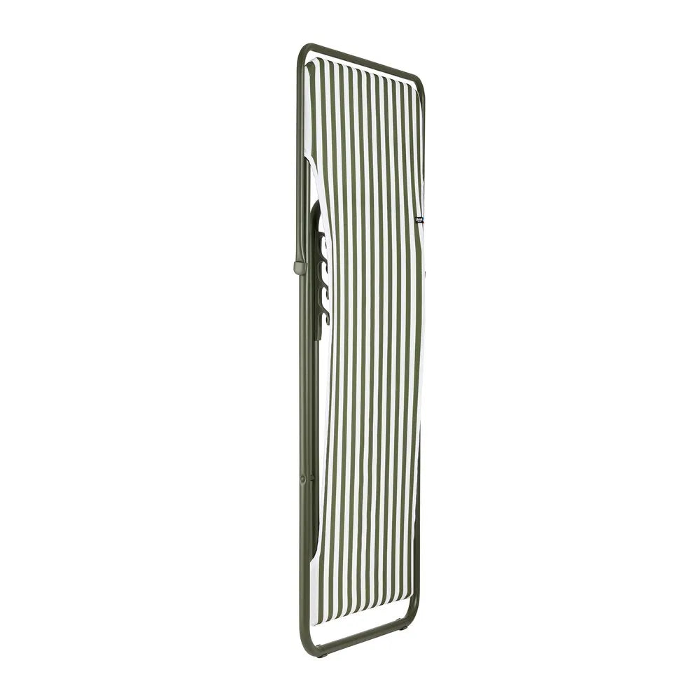Transat jardin pliant multi-positions Vert Rayure