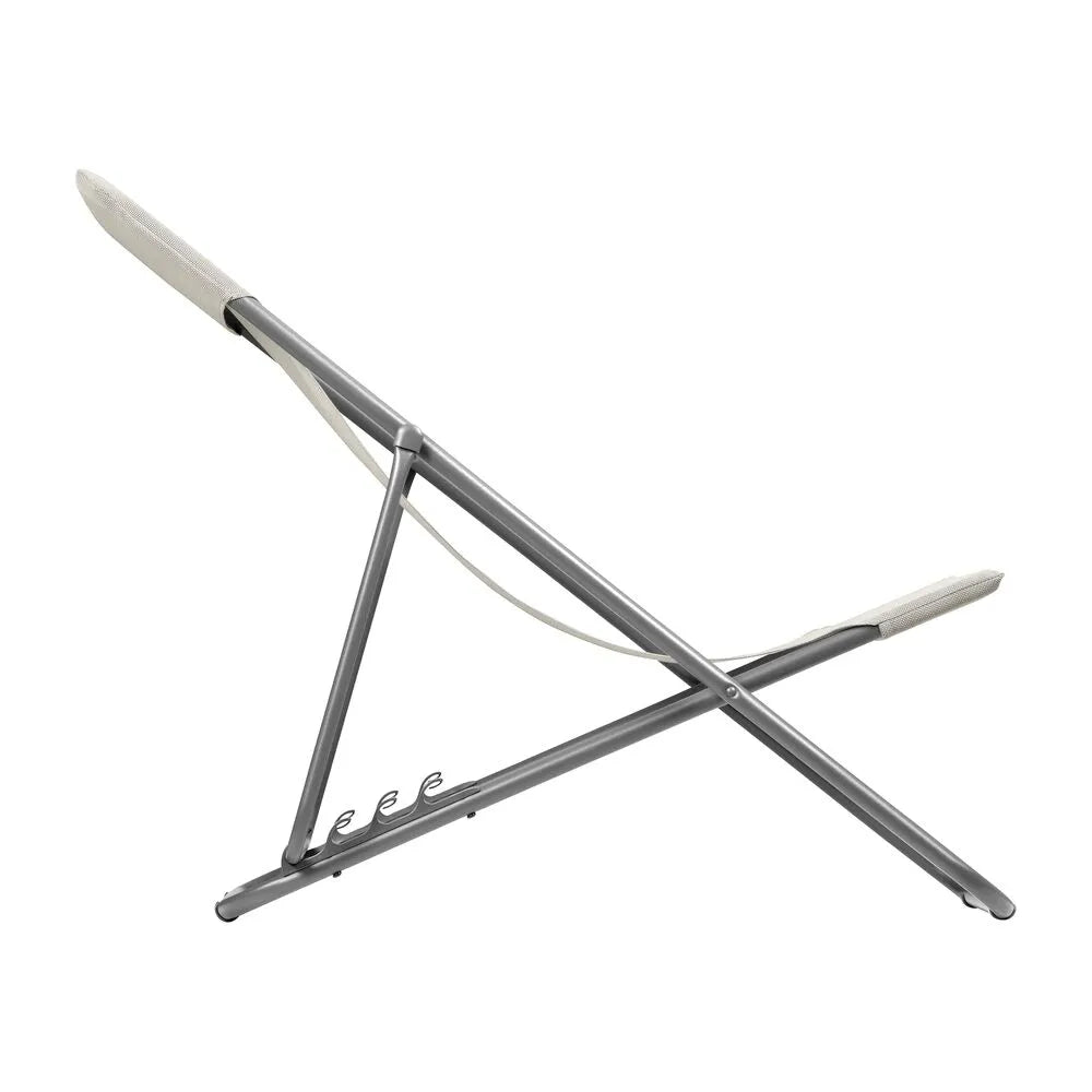 Transat jardin pliant Iso Beige Seigle