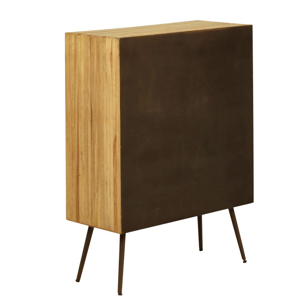 Commode teck recyclé 4 tiroirs