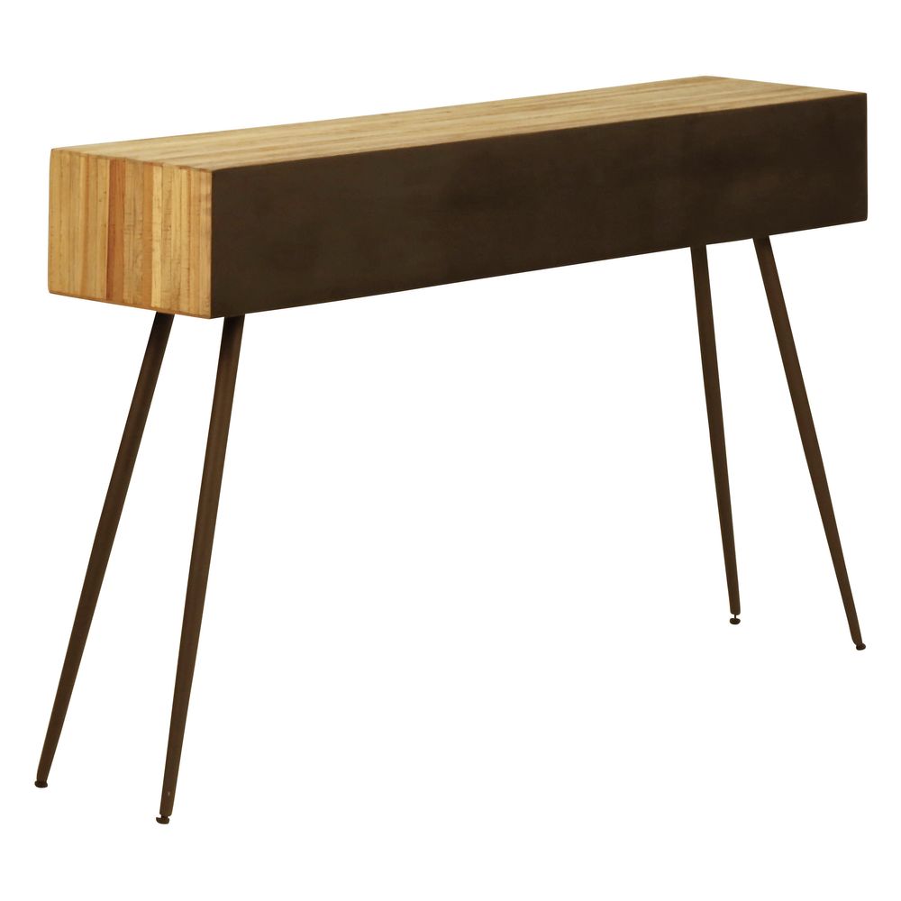 Console teck recyclé 120cm